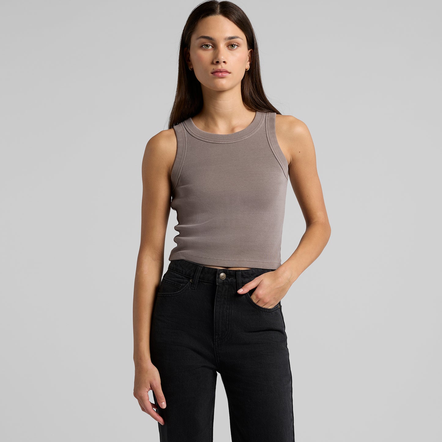 Women’s Ribbed Crop Tank