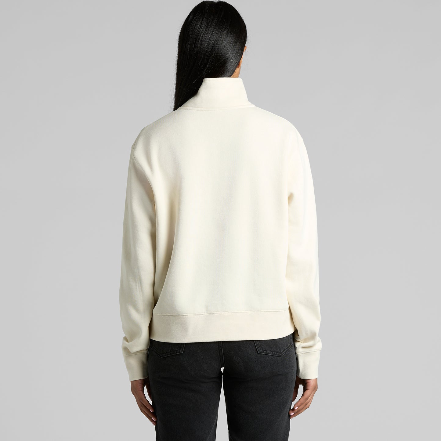 Women’s Stencil Zip Crew