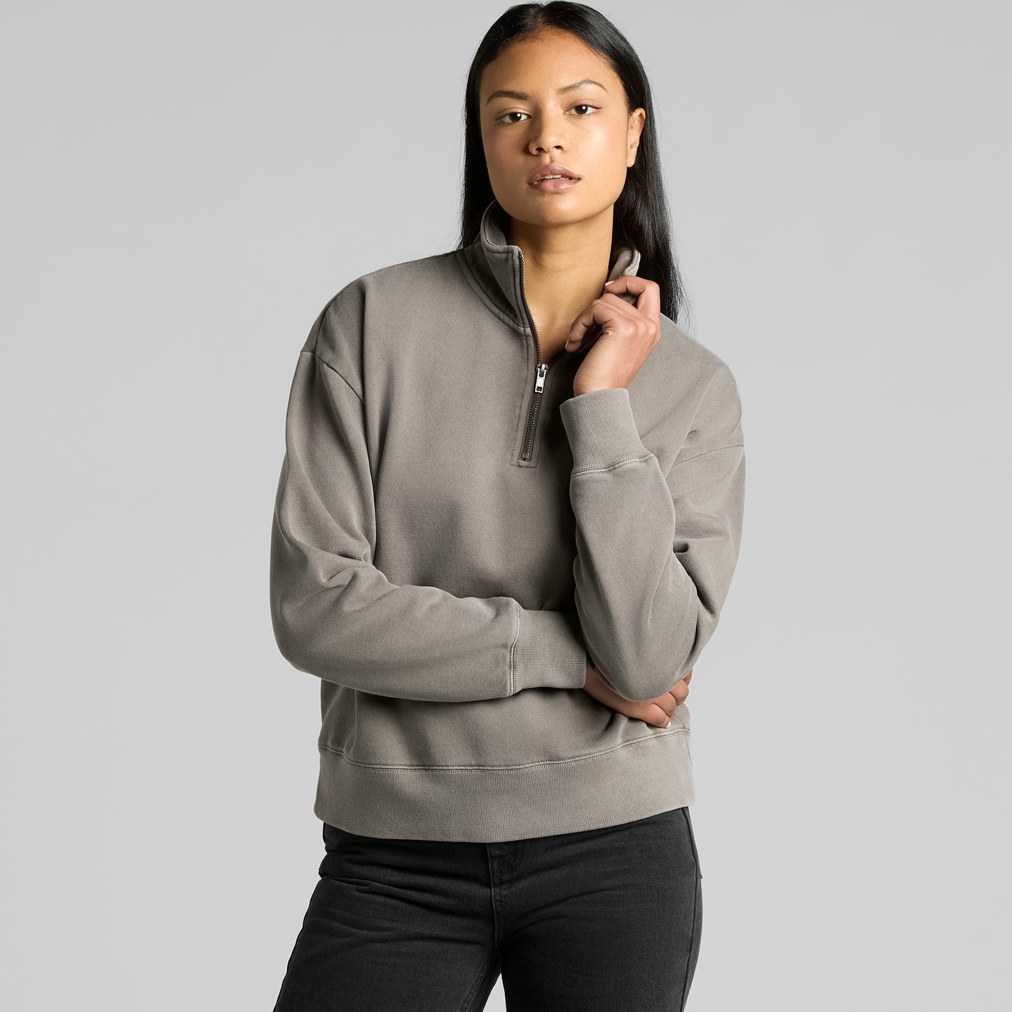 Women’s Relax Zip Crew