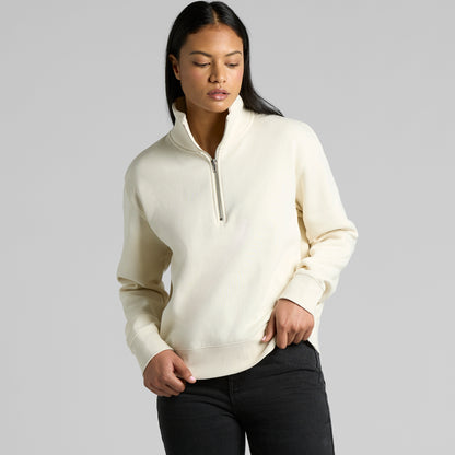 Women’s Stencil Zip Crew