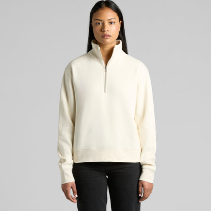 Women’s Stencil Zip Crew