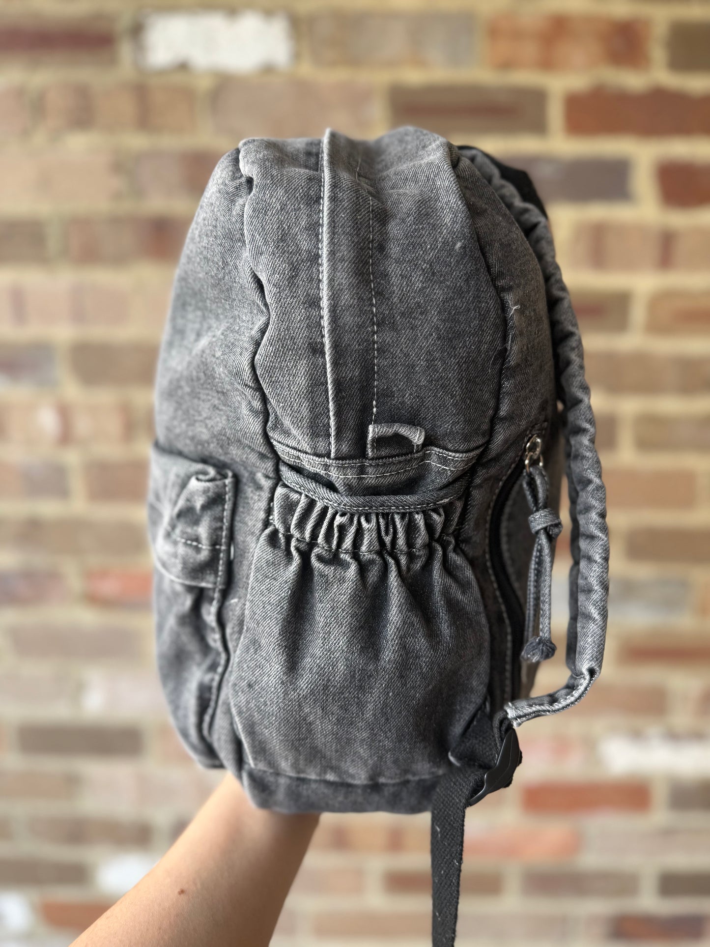 Denim Backpack