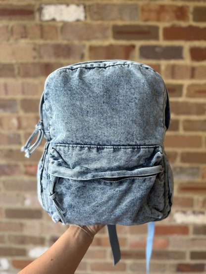 Denim Backpack