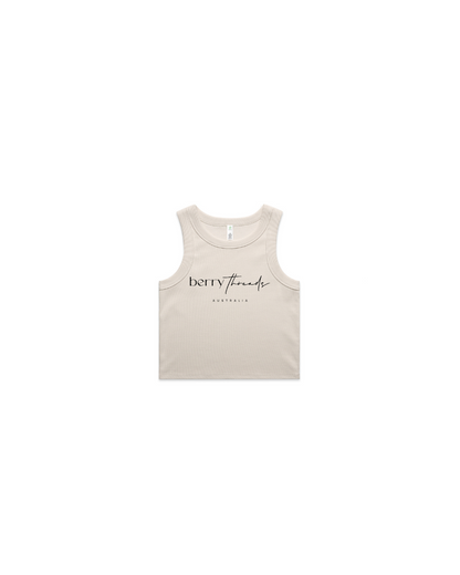Women’s Ribbed Crop Tank