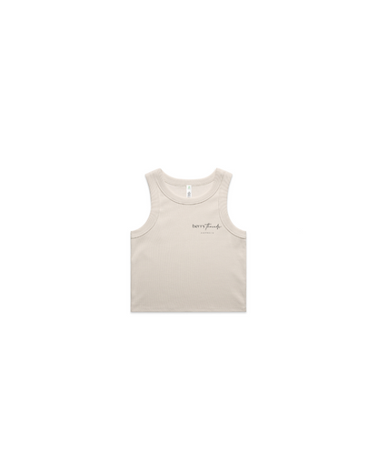 Women’s Ribbed Crop Tank